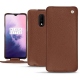 硬质真皮保护套 OnePlus 7 - Marron délicat