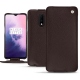 Lederschutzhülle OnePlus 7 - Marron envoûtant
