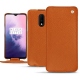 硬质真皮保护套 OnePlus 7 - Orange vibrant