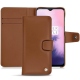Custodia in pelle OnePlus 7 - Marron ( Nappa - Pantone 1615C ) 