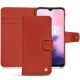Custodia in pelle OnePlus 7 - Papaye ( Pantone 180C ) 