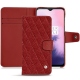レザーケース OnePlus 7 - Tomate - Couture ( Pantone 187C ) 