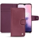 Custodia in pelle OnePlus 7 - Prune vintage ( Pantone 512C ) 