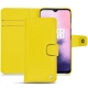 Funda de piel OnePlus 7 - Jaune fluo