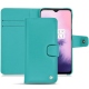 Capa em pele OnePlus 7 - Bleu fluo