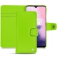 Capa em pele OnePlus 7 - Vert fluo