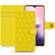 Funda de piel OnePlus 7 - Jaune fluo - Couture
