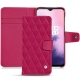 Custodia in pelle OnePlus 7 - Rose fluo - Couture