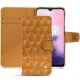 Lederschutzhülle OnePlus 7 - Or Maïa - Couture