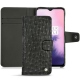 レザーケース OnePlus 7 - Autruche nero