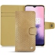 Housse cuir OnePlus 7 - Serpent sabbia