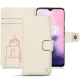 レザーケース OnePlus 7 - Blanc escumo