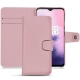 Housse cuir OnePlus 7 - Rose PU