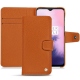 Housse cuir OnePlus 7 - Orange vibrant