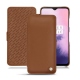 Lederschutzhülle OnePlus 7 - Marron ( Nappa - Pantone 1615C ) 
