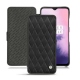 Lederschutzhülle OnePlus 7 - Noir - Couture ( Nappa - Black ) 