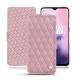 Capa em pele OnePlus 7 - Rose - Couture ( Nappa - Pantone 2365C ) 