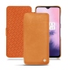 硬质真皮保护套 OnePlus 7 - Mandarine vintage ( Pantone 165C ) 