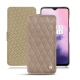 Capa em pele OnePlus 7 - Taupe vintage - Couture