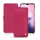 OnePlus 7 leather case - Rose fluo