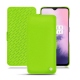 Lederschutzhülle OnePlus 7 - Vert fluo