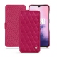 Custodia in pelle OnePlus 7 - Rose fluo - Couture