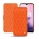 Lederschutzhülle OnePlus 7 - Orange fluo - Couture
