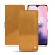 Lederschutzhülle OnePlus 7 - Or Maïa ( Pantone 871C ) 