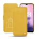 Lederschutzhülle OnePlus 7 - Jaune soulèu