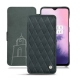 OnePlus 7 leather case - Blu marino - Couture