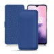 OnePlus 7 leather case - Bleu Océan PU