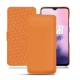 OnePlus 7 leather case - Orange PU