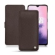 Lederschutzhülle OnePlus 7 - Marron envoûtant