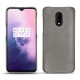 Capa em pele OnePlus 7 - Acier vintage ( Pantone 403C ) 