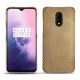 OnePlus 7 leather cover - Serpent sabbia