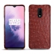 Funda de piel OnePlus 7 - Autruche ciliegia