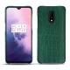 OnePlus 7 leather cover - Crocodile pino