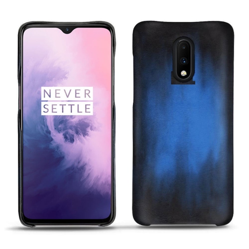 硬质真皮保护套 OnePlus 7Bleu Patine