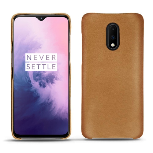 Custodia in pelle OnePlus 7Castan esparciate ( Pantone #824F2A )