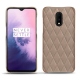 Funda de piel OnePlus 7 - Taupe vintage - Couture