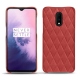 Capa em pele OnePlus 7 - Cerise vintage - Couture