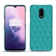 Capa em pele OnePlus 7 - Bleu fluo - Couture