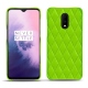 硬质真皮保护套 OnePlus 7 - Vert fluo - Couture