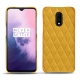 Capa em pele OnePlus 7 - Jaune soulèu - Couture