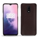 Lederschutzhülle OnePlus 7 - Marron envoûtant