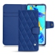 Funda de piel Huawei P30 - Bleu océan - Couture ( Nappa - Pantone 293C ) 