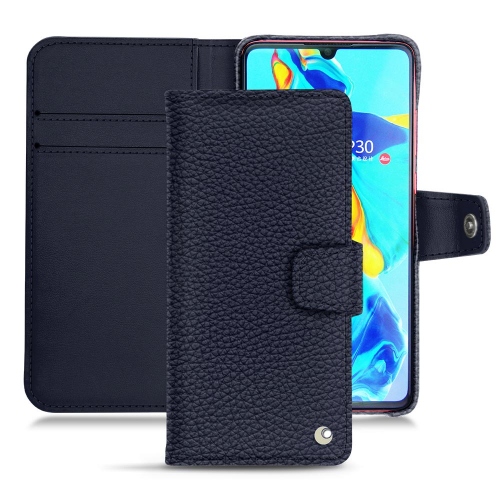 Huawei P30 leather caseCobalt ( Pantone #2b253f ) 