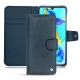 Custodia in pelle Huawei P30 - Jean vintage ( Roughtcut - Pantone 285U  ) 