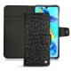 Custodia in pelle Huawei P30 - Autruche nero