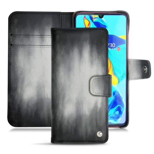 Lederschutzhülle Huawei P30Gris Patine